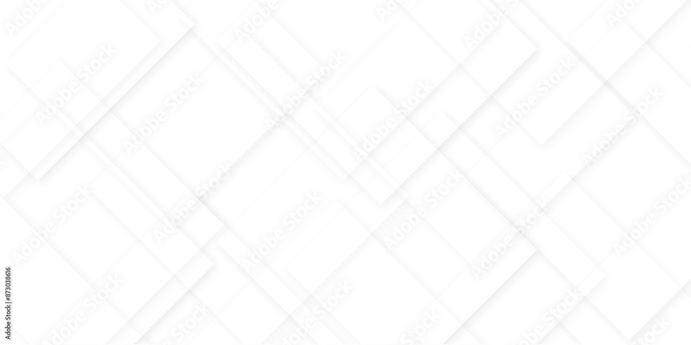 Abstract white and grey modern minimalistic pale geometric pattern white square shape with futuristic background squares in bright light with soft shadows as pattern. paper texture. Abstract white and grey modern minimalistic pale geometric pattern white square shape with futuristic background squares in bright light with soft shadows as pattern. paper texture.