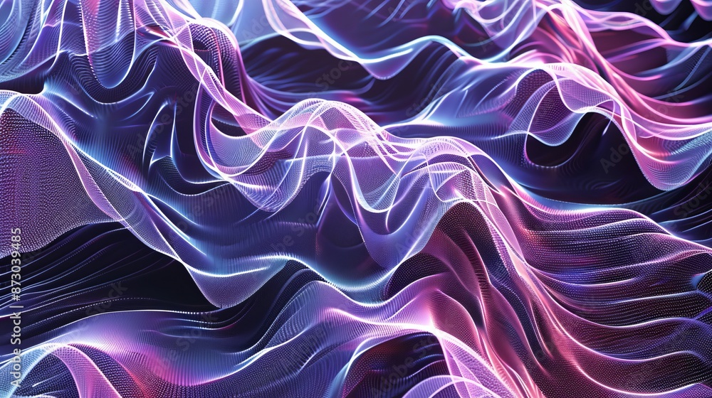 Generate a series of waves that move across the screen in a pattern, minimal, wallpaper Generate a series of waves that move across the screen in a pattern, minimal, wallpaper