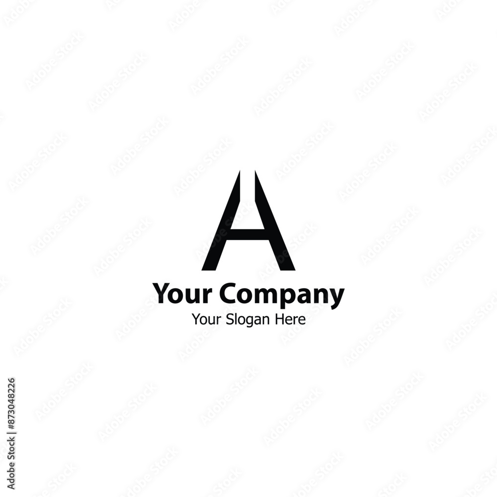 AH Monogram logo design, ideal for your brand identity AH Company. AH Monogram logo design, ideal for your brand identity AH Company.
