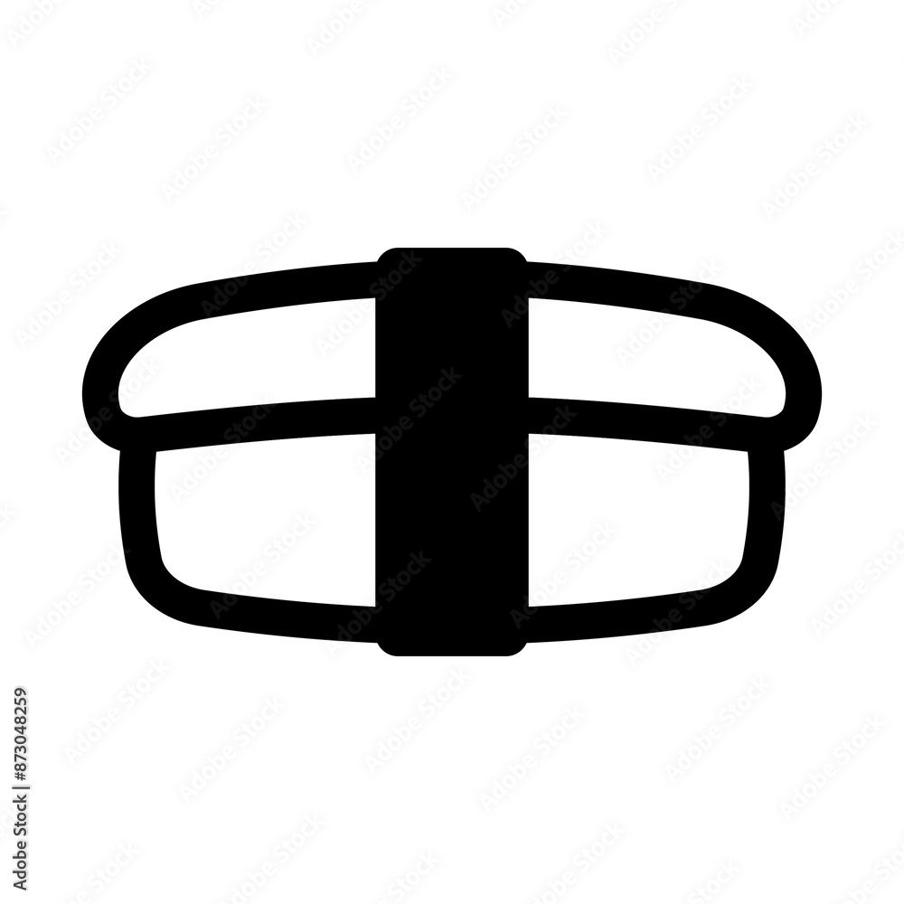 Illustration showing a black icon of sushi and rolls with chopsticks on a white background Illustration showing a black icon of sushi and rolls with chopsticks on a white background