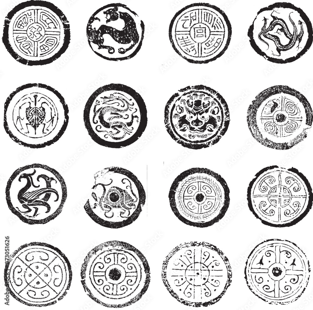 Chinese Han Dynasty patterns Chinese Han Dynasty patterns
