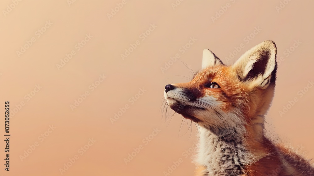 Obraz premium Red Fox Close Up Portrait.