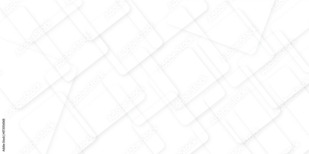 Abstract white and grey modern minimalistic pale geometric pattern white square shape with futuristic background squares in bright light with soft shadows as pattern. paper texture. Abstract white and grey modern minimalistic pale geometric pattern white square shape with futuristic background squares in bright light with soft shadows as pattern. paper texture.