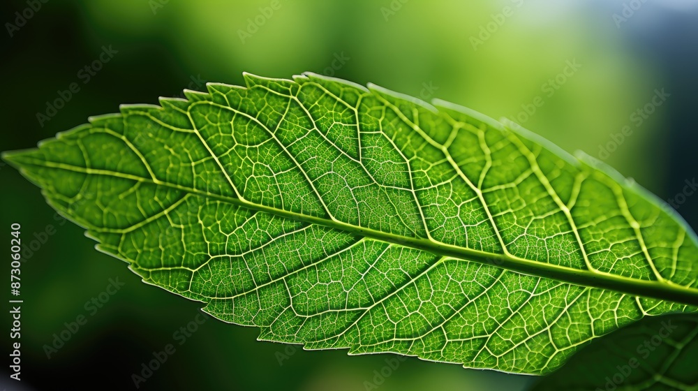a close up of a green leaf with the word i'm not sure what it is. a close up of a green leaf with the word i'm not sure what it is.