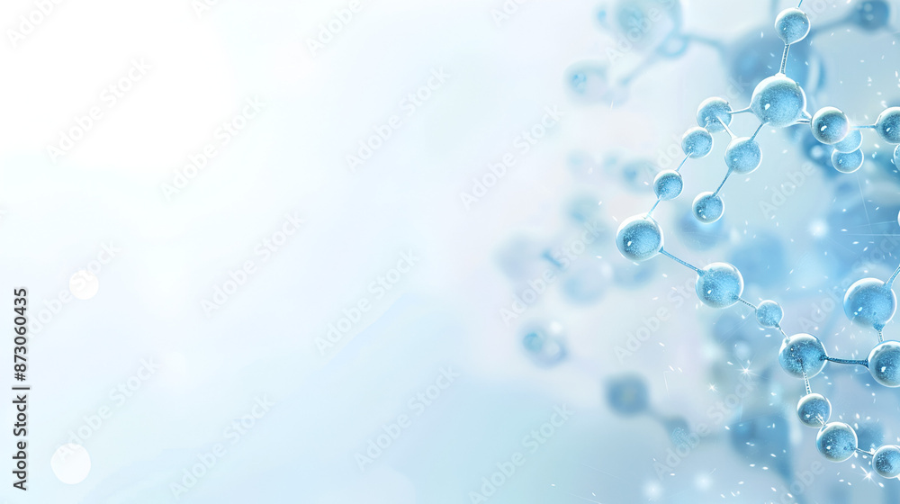 Medical Abstract Gradient Background with Molecules Medical Abstract Gradient Background with Molecules