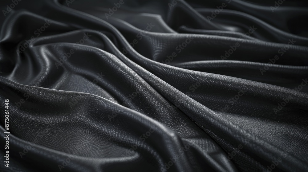 Obraz premium Space grey wallpaper with a sleek, metallic finish, perfect for modern tech backgrounds and elegant designs.