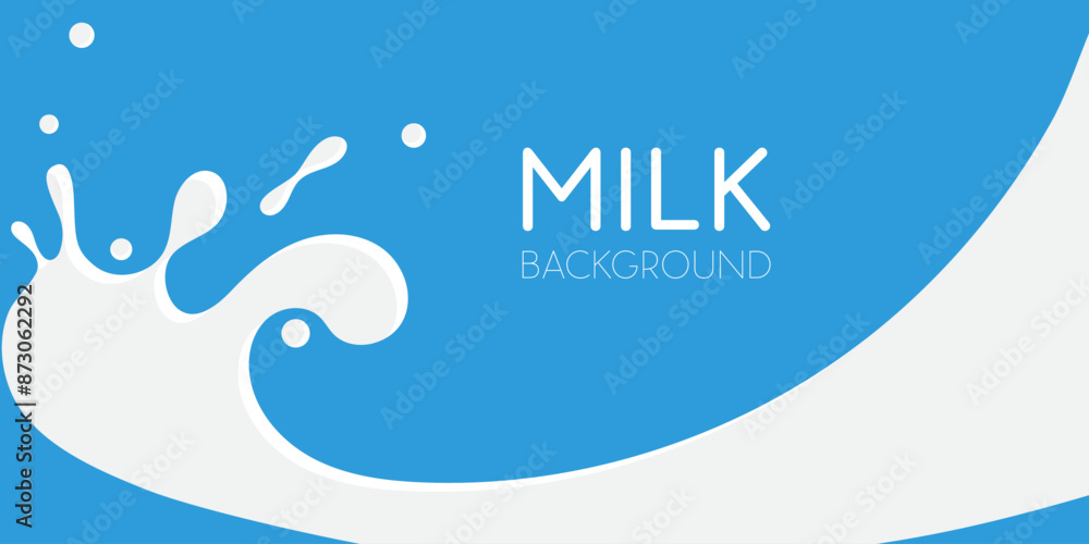 Pouring milk with splash background vector illustration Pouring milk with splash background vector illustration