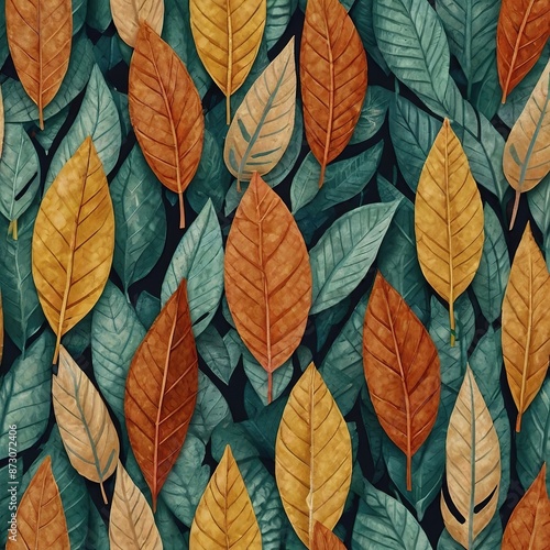 Wallpaper Mural The beauty of colorful leaves Torontodigital.ca