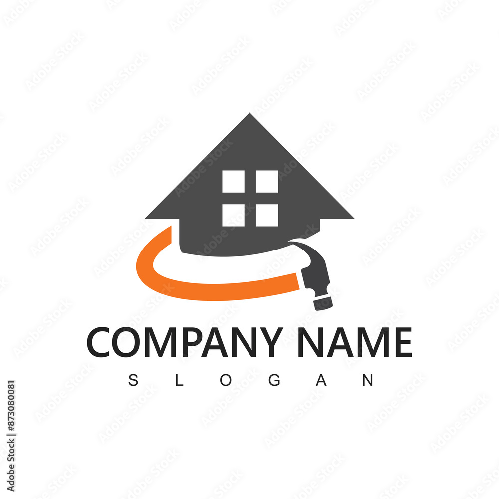 Hammer Logo Vector Design for Tool or Construction Brand. Strong and Durable icon Hammer Logo Vector Design for Tool or Construction Brand. Strong and Durable icon