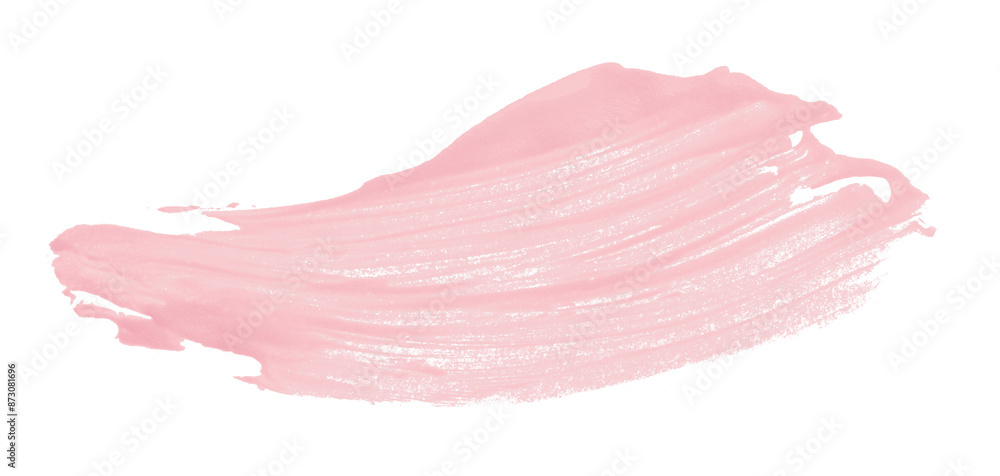 Pink brush strokes isolated on transparent background. Pink brush strokes isolated on transparent background.