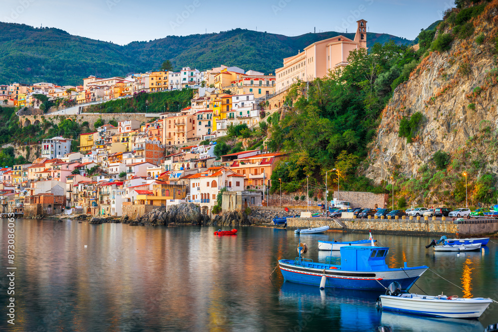 Scilla, Italy Waterfront at Dawn Scilla, Italy Waterfront at Dawn