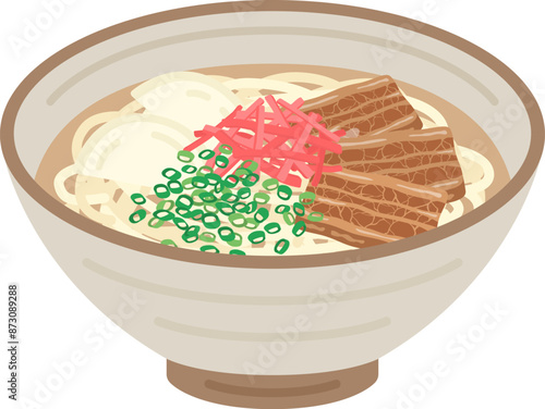 沖縄そばのイラスト