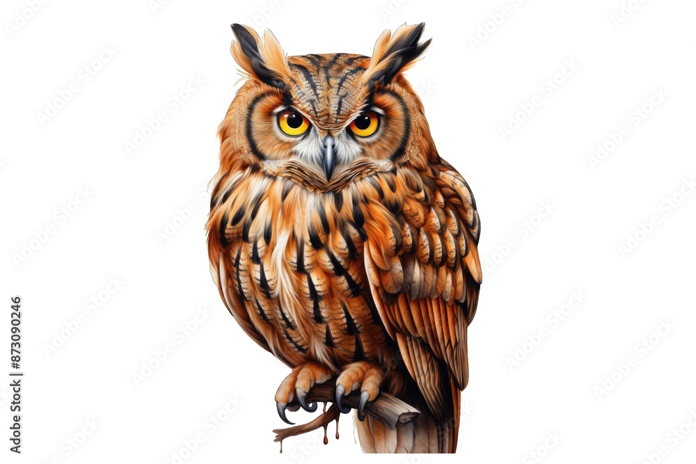 Fototapeta premium Owl (JPG 300Dpi 10800x7200)