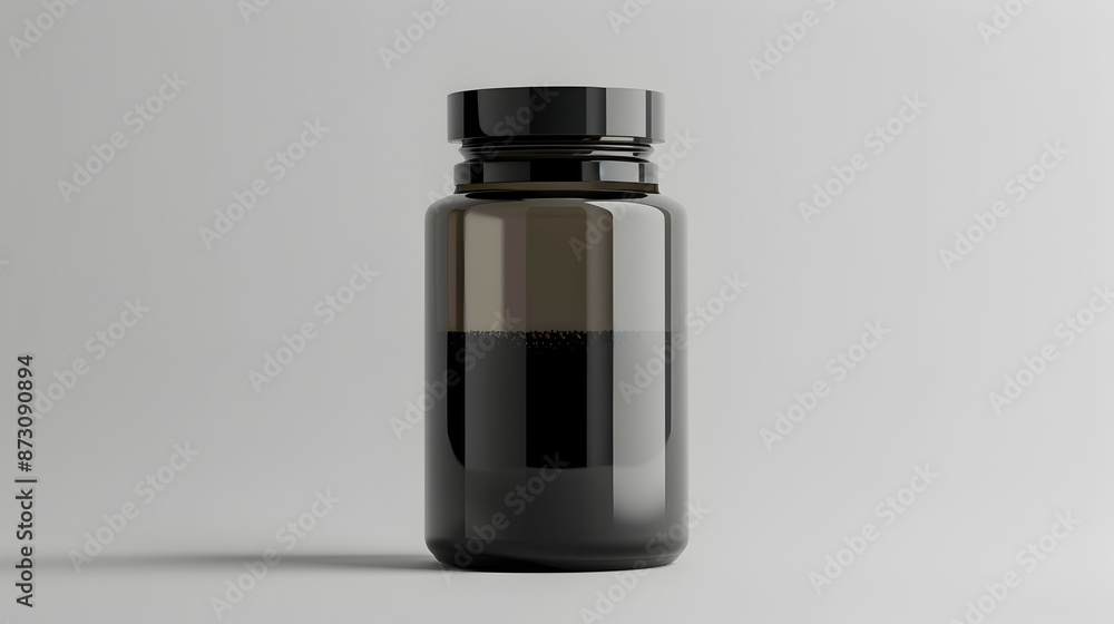 Design a label for a transparent bottel with a black top for collagen, Crystal bottle mockup and flowers in marble surface Design a label for a transparent bottel with a black top for collagen, Crystal bottle mockup and flowers in marble surface