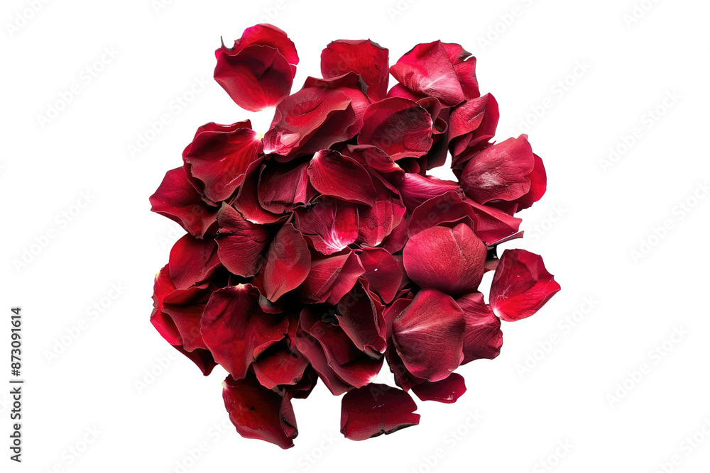 Red rose petals isolated on transparent background Red rose petals isolated on transparent background