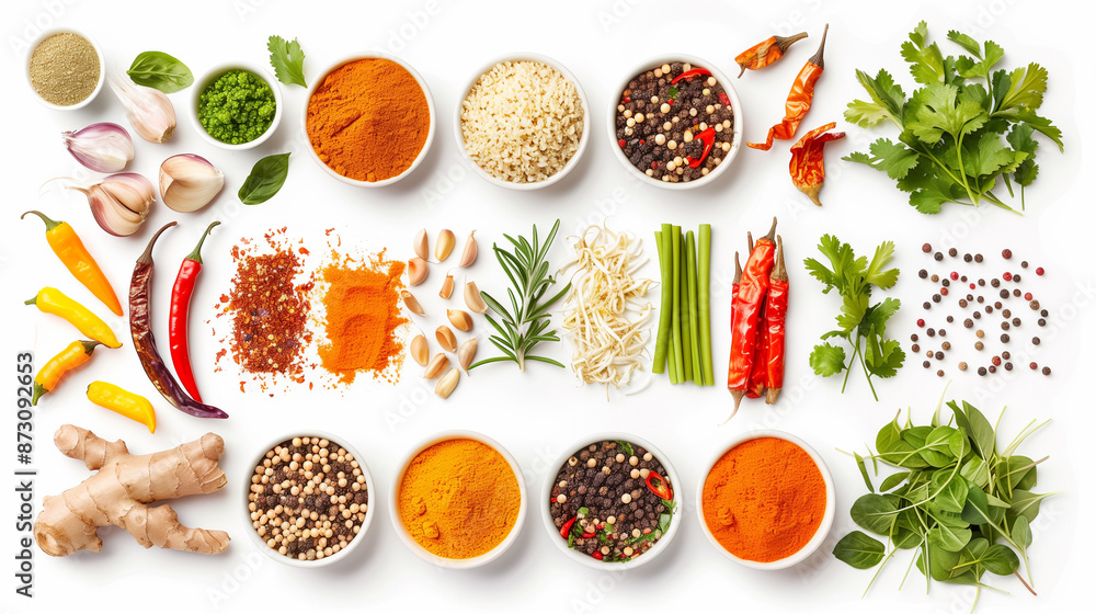 Vegan Curry deconstructed | A spicy curry with chickpeas, coconut milk, and vegetables, served over rice Vegan Curry deconstructed | A spicy curry with chickpeas, coconut milk, and vegetables, served over rice