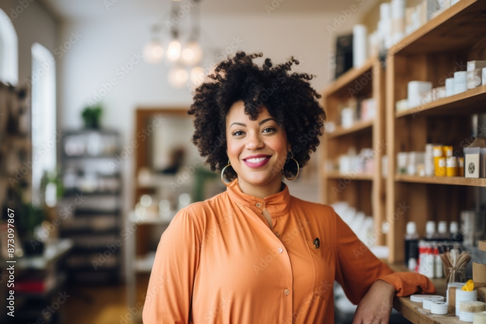 Portrait of a smiling confident female small business owner Portrait of a smiling confident female small business owner