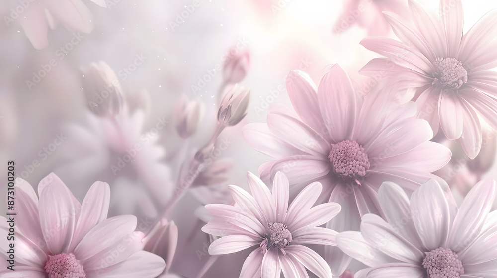 Floral spring banner Floral spring banner