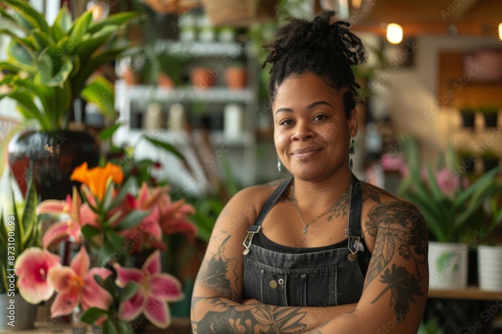Portrait of a smiling confident female small business owner Portrait of a smiling confident female small business owner