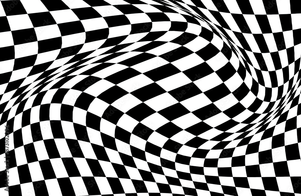 Abstract seamless checkered wave pattern moving background Abstract seamless checkered wave pattern moving background