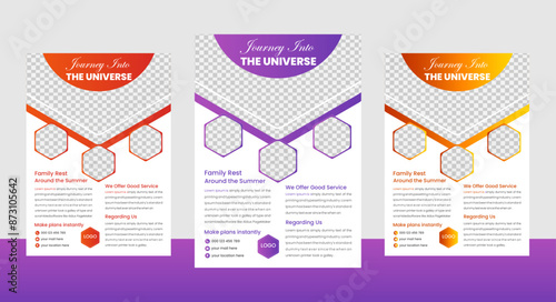 Modern flyer design for any travel agency.