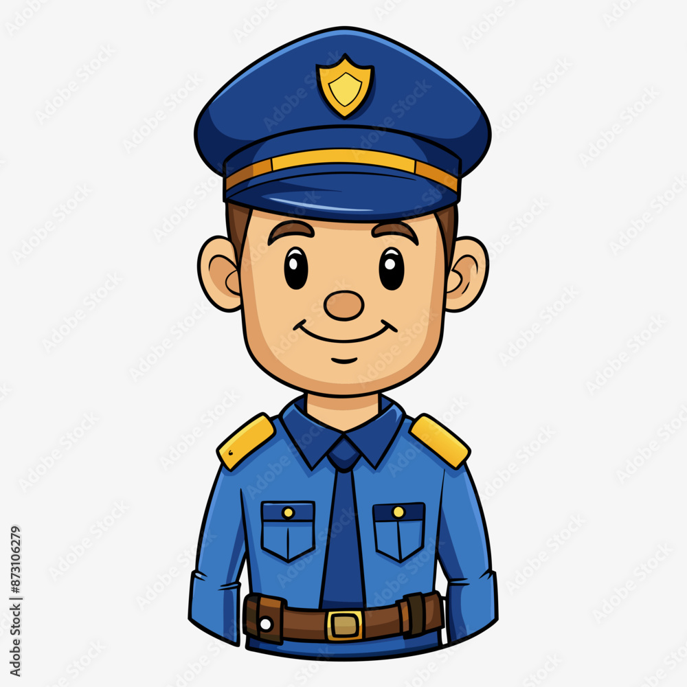 vector illustration of policeman vector illustration of policeman
