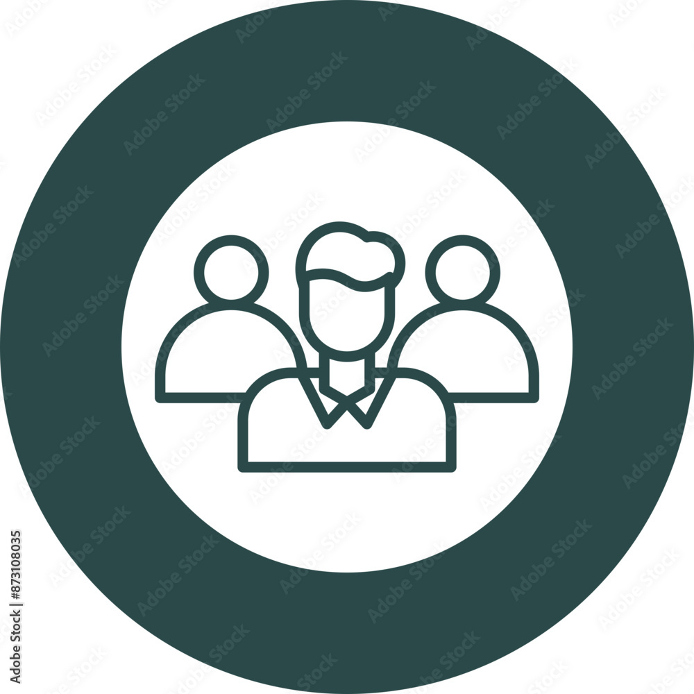 Community Glyph Circle Icon Community Glyph Circle Icon