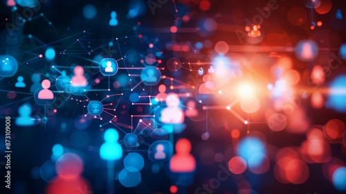 Digital platforms for organizing community events, local engagement, concept