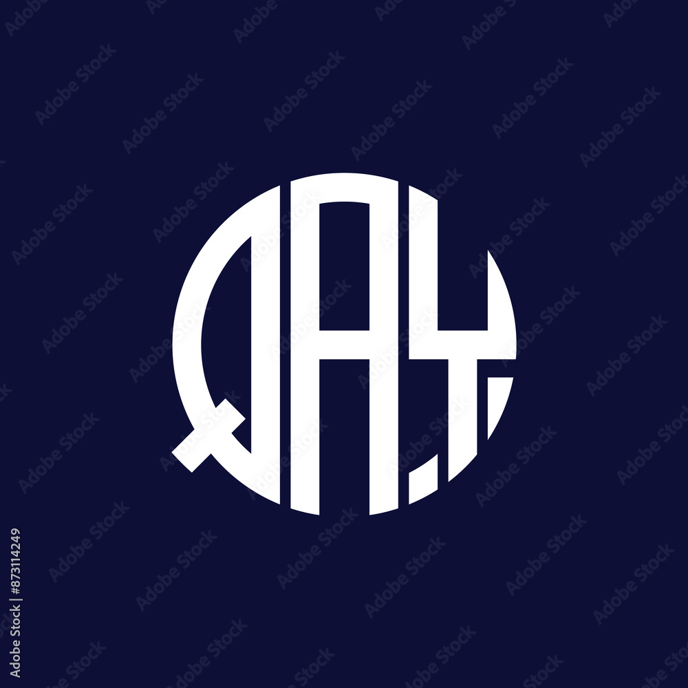 Obraz premium qay circle logo design