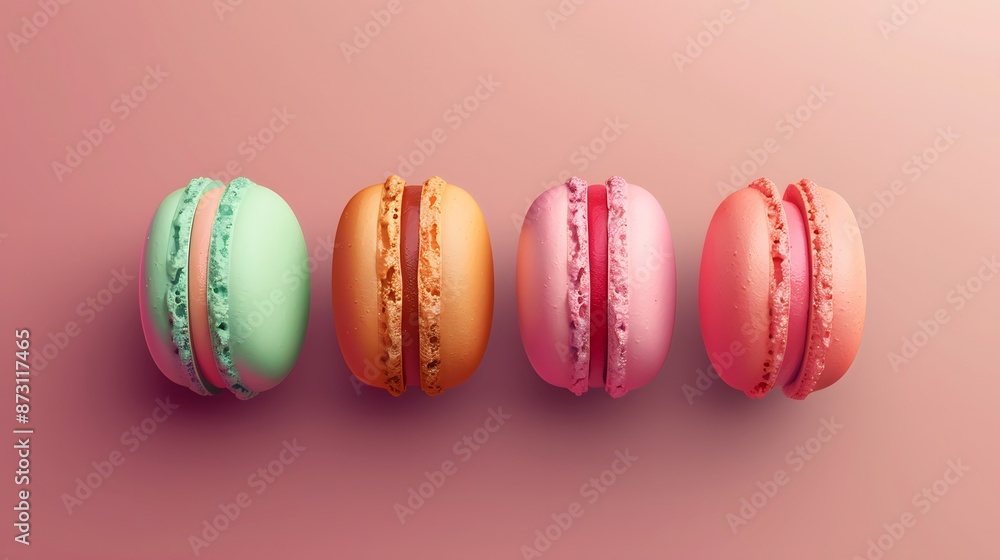Sweet bakery icon set with note paper on purple background. Sweet bakery icon set with note paper on purple background.
