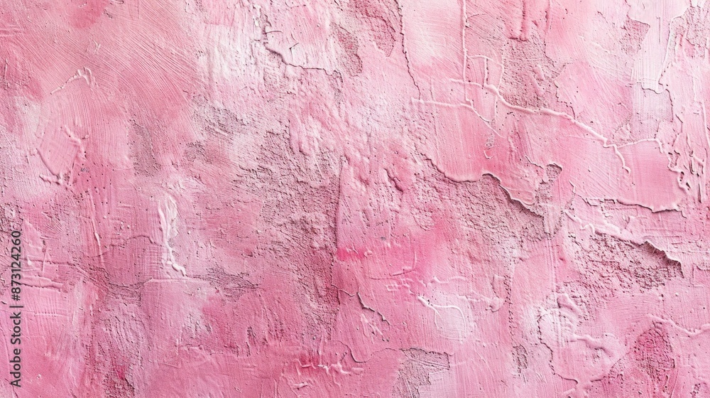 Soft pink stucco background with rough texture for vintage design Soft pink stucco background with rough texture for vintage design