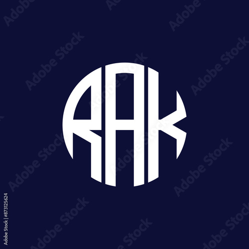 rak circle logo design