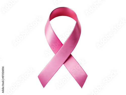 Pink ribbon with a pink ribbon