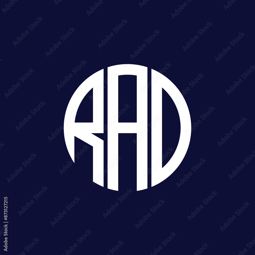 Obraz premium rad circle logo design