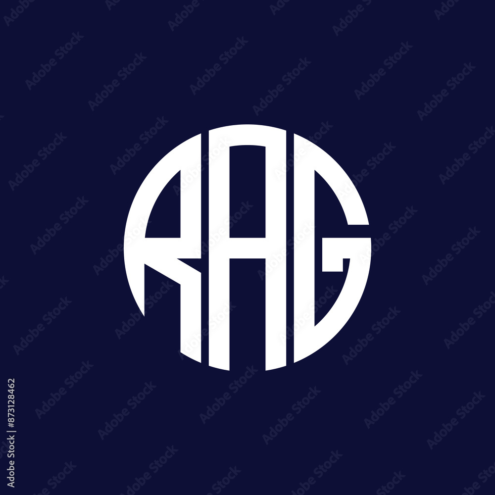 Obraz premium rag circle logo design