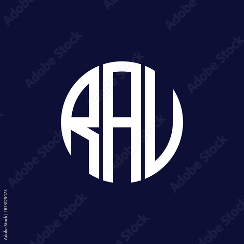 rau circle logo design