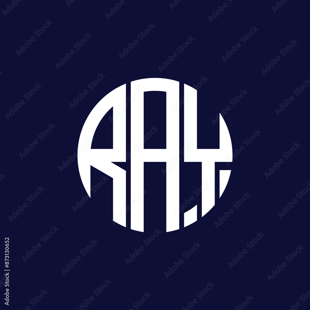 Fototapeta premium ray circle logo design