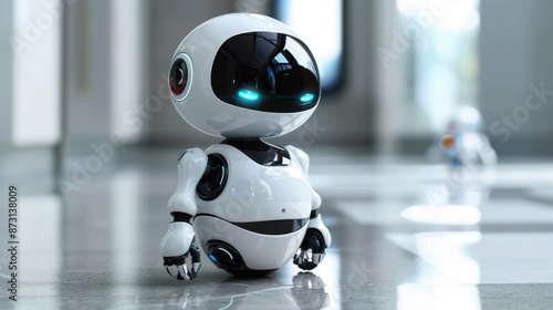 Futuristic personal assistant robots equipped with advanced communication capabilities