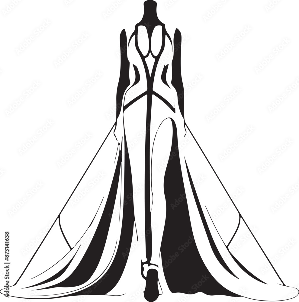 Art & Illustration fashion design sketch flat vector Art & Illustration fashion design sketch flat vector