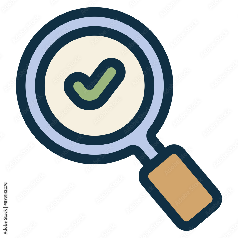 inspection secure check mark icon