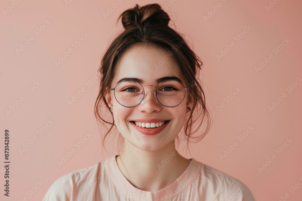 beautiful young Smiling Woman Portrait. beautiful young Smiling Woman Portrait.