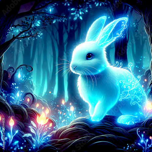 rabbit illustration                       