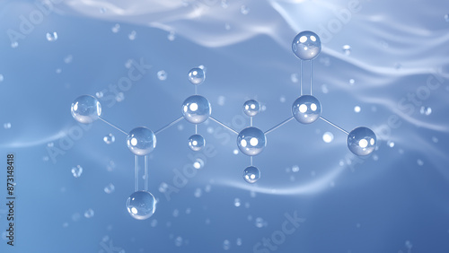 Wallpaper Mural succinate molecular structure, 3d model molecule, dicarboxylic acid dianion, structural chemical formula view from a microscope Torontodigital.ca