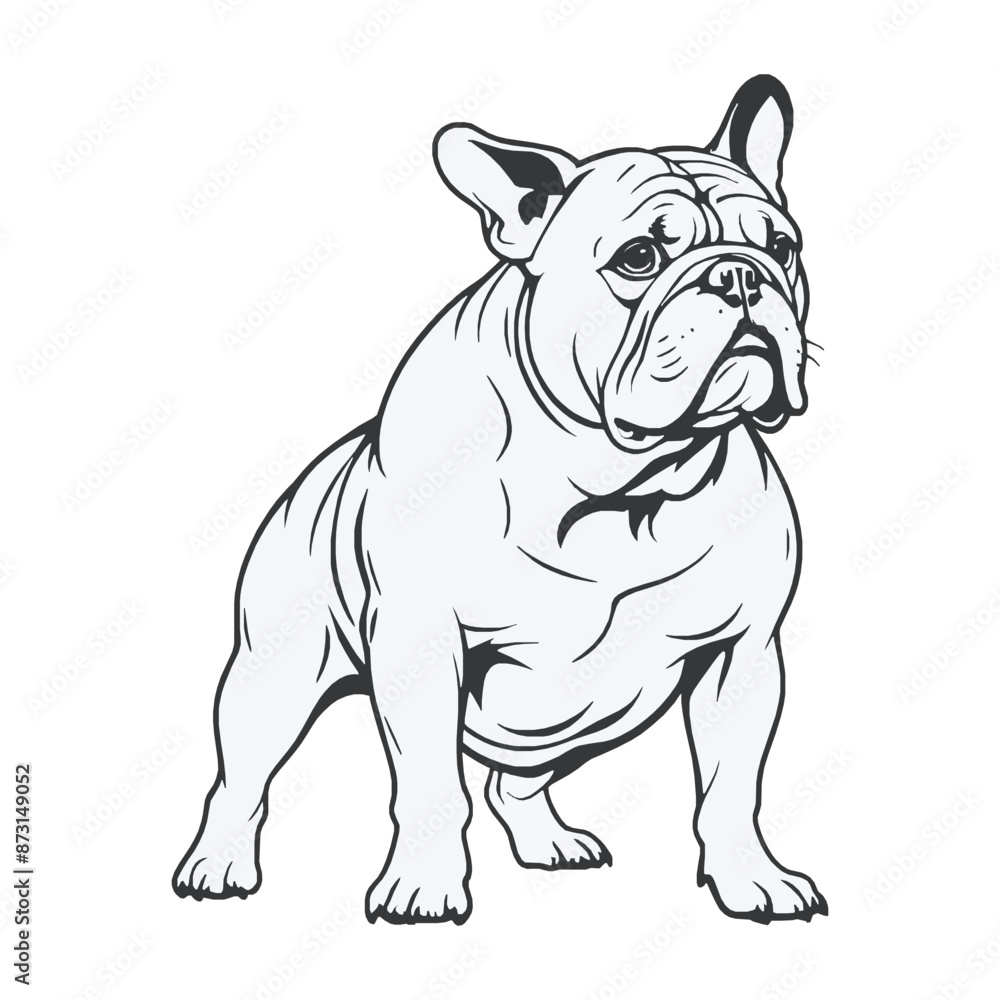Dog silhouette vector with a white background in a clean, minimalist style.
Dog silhouette vector with a white background in a clean, minimalist style.