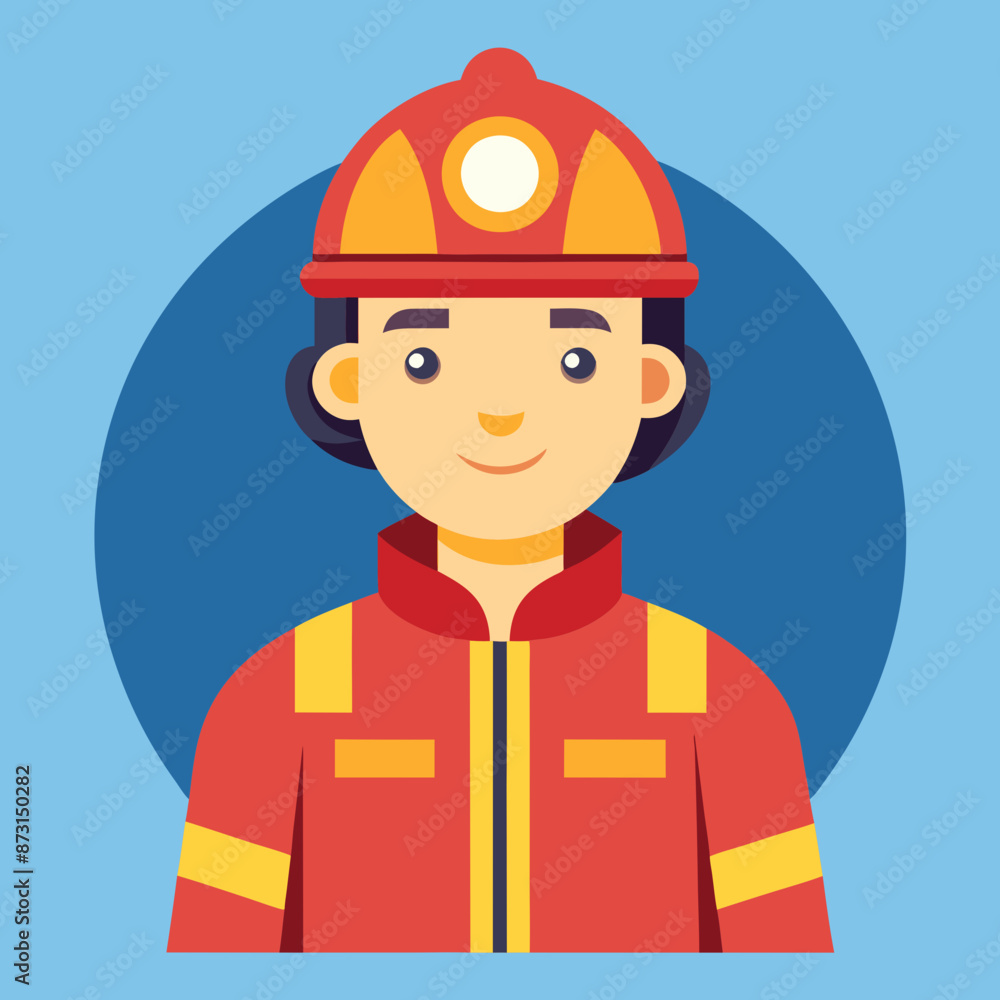 vector illustration of firefighter vector illustration of firefighter