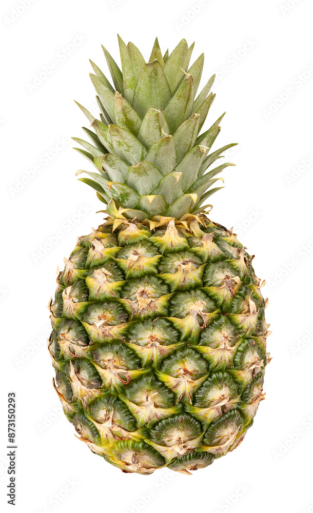 pineapple path isolated on white