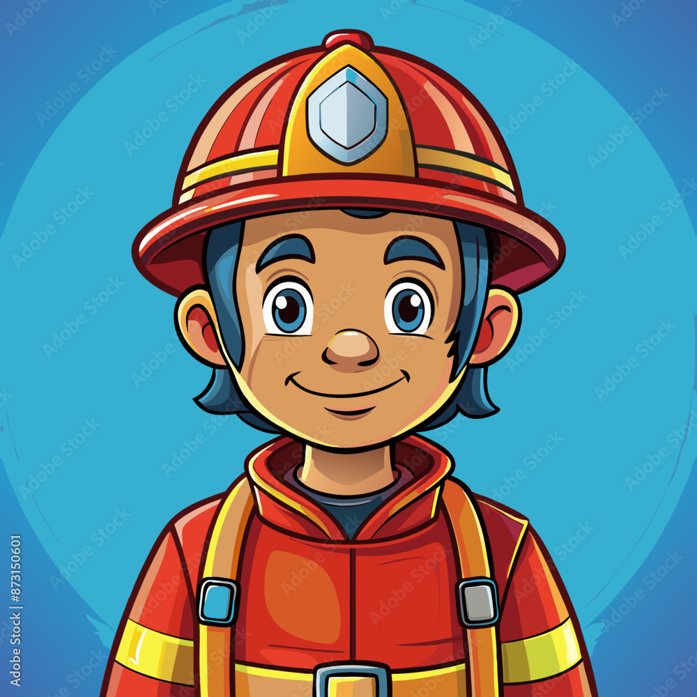 vector illustration of firefighter vector illustration of firefighter