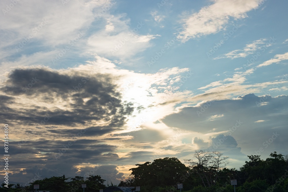 sunset in the sky sunset in the sky