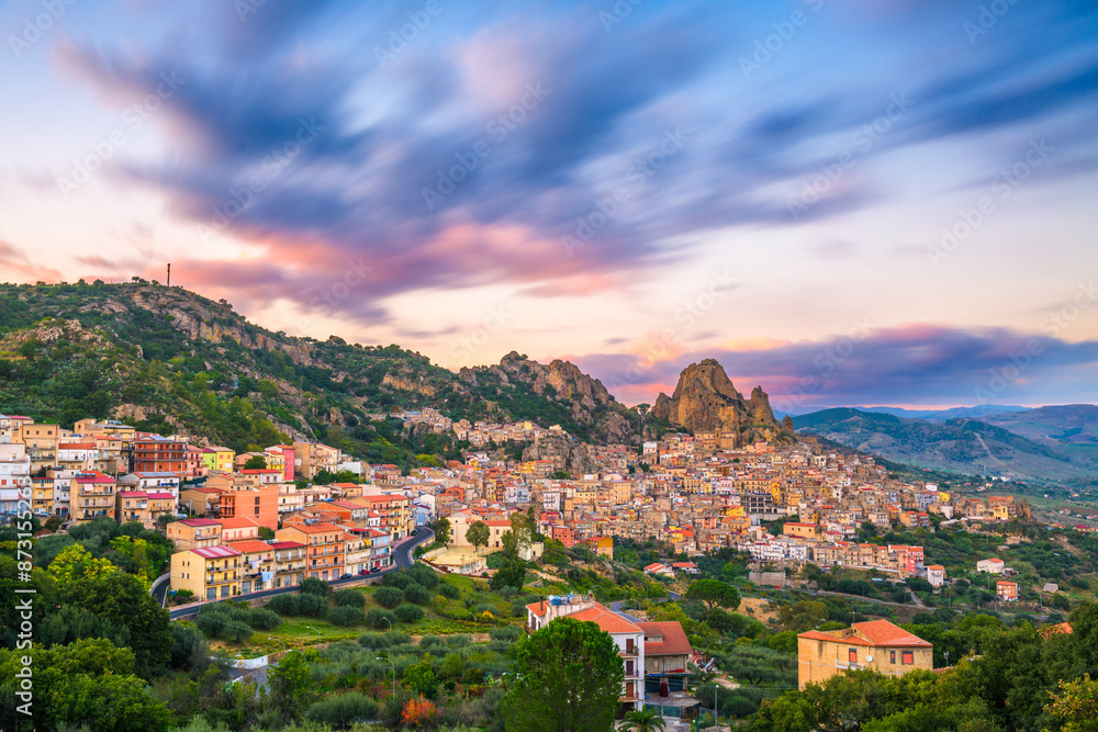 Fototapeta premium Gagliano Castelferrato, Sicily, Italy