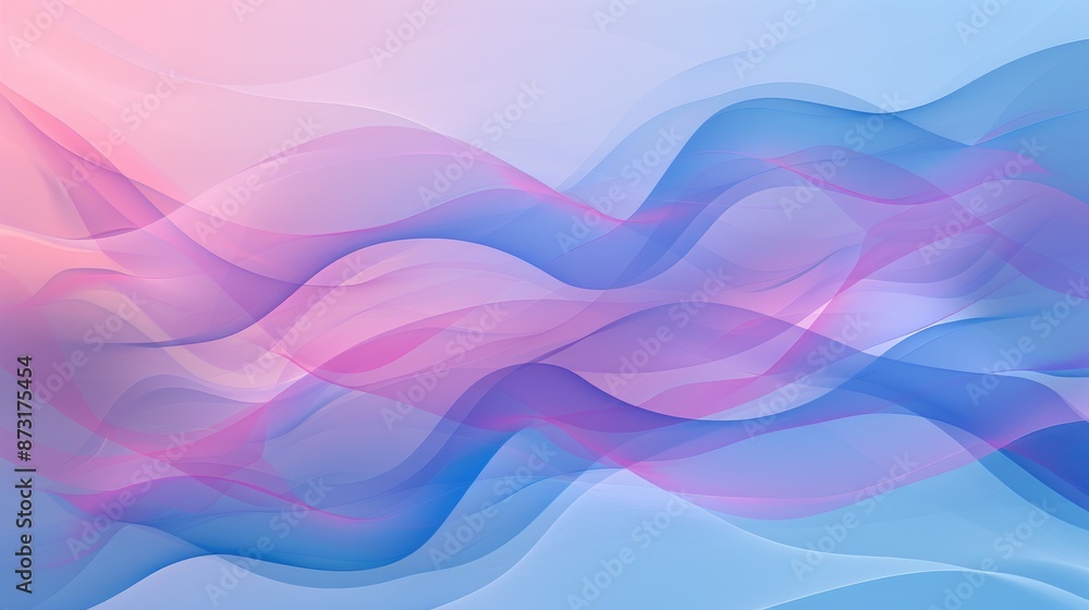 Fototapeta premium An abstract background with clean, minimal lines and soft, muted gradients